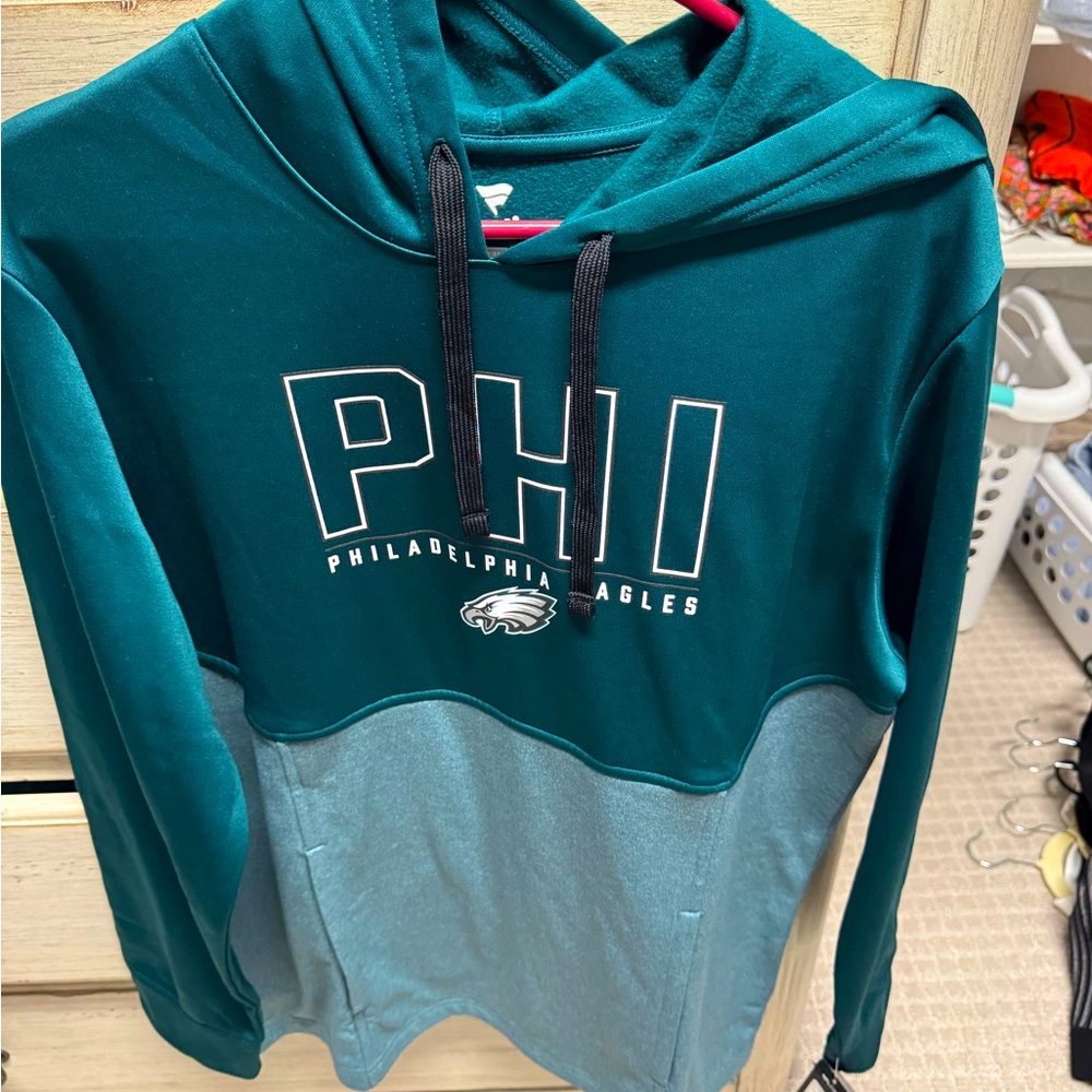 Fanatics Teal and Gray Philadelphia Eagles Hoodie